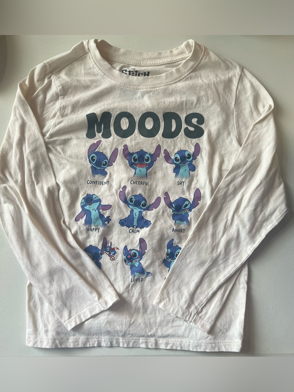 Disney Stitch Long Sleeve Shirt - Youth Size 14